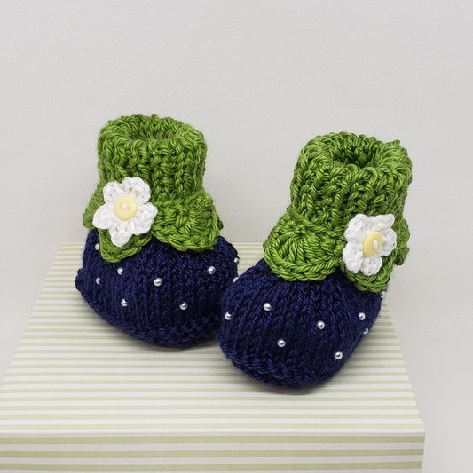 Berry Baby Booties