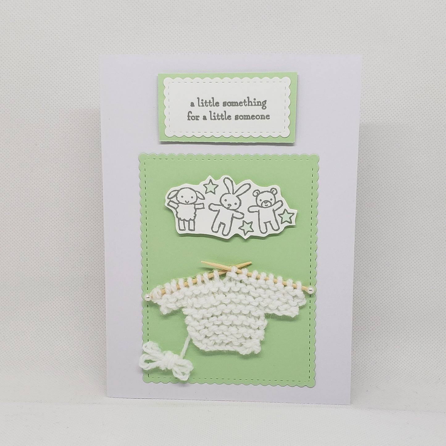 'A Little Something' Baby Card