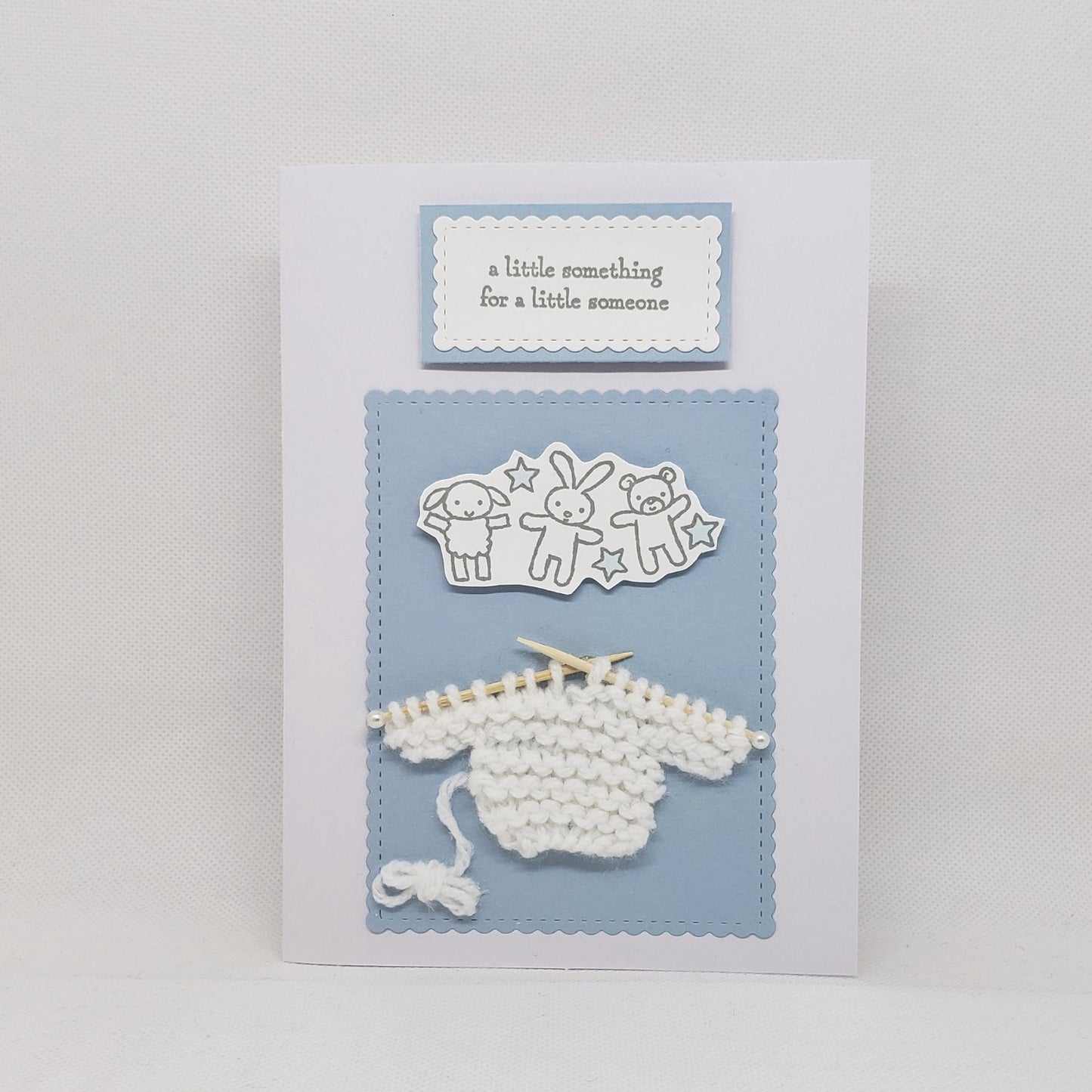 'A Little Something' Baby Card