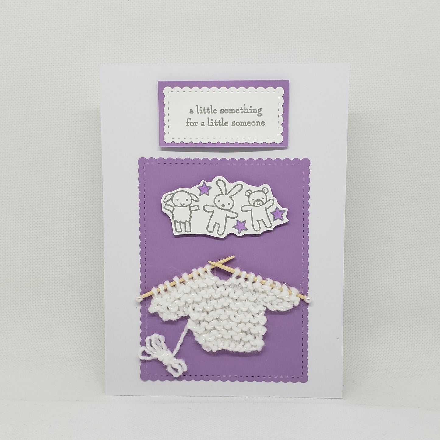 'A Little Something' Baby Card