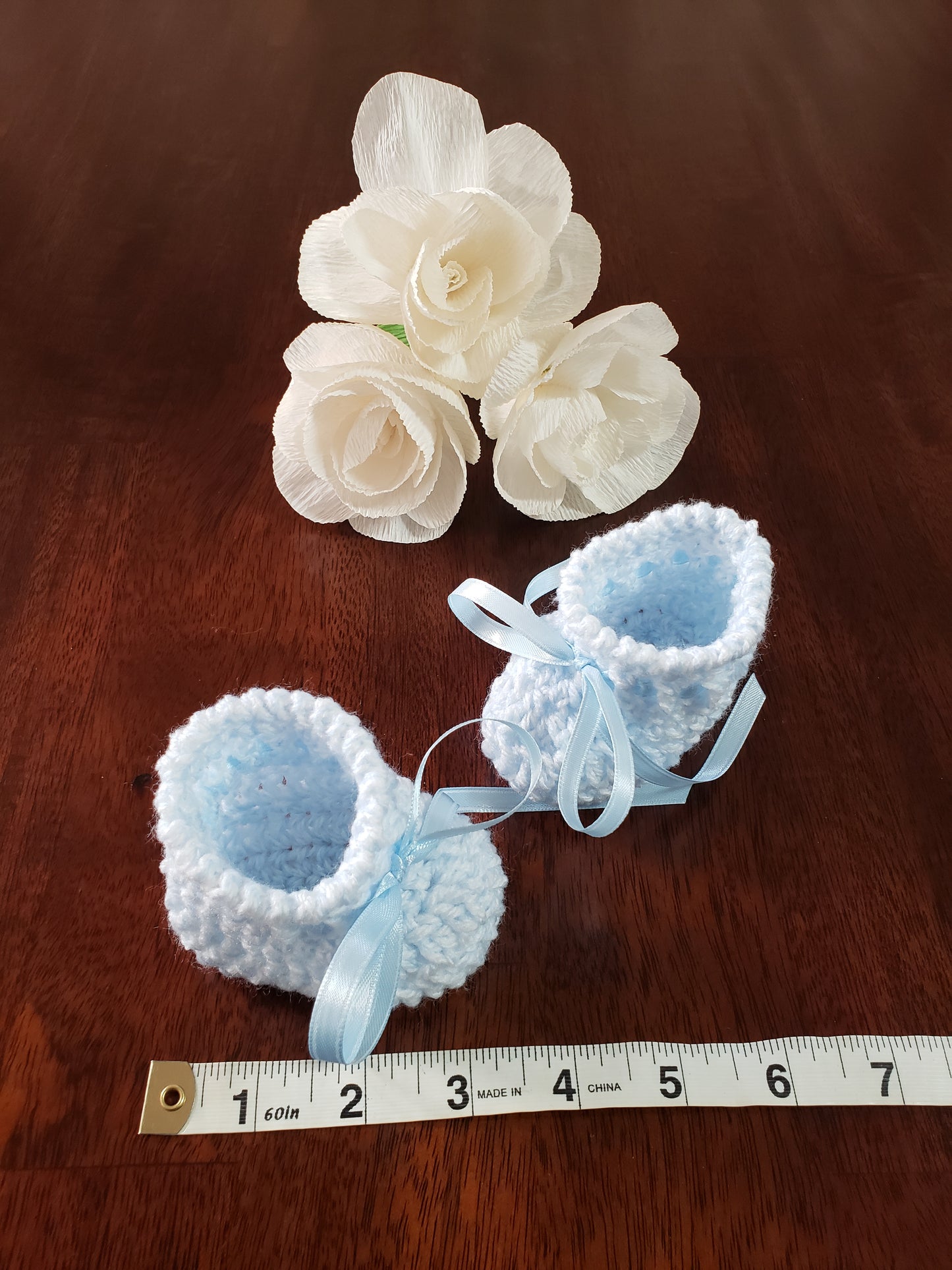 Light Blue & White Baby Blanket Set