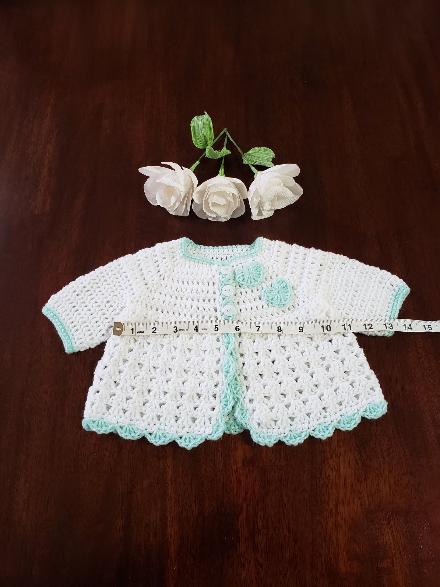 Green & White Baby Blanket Set