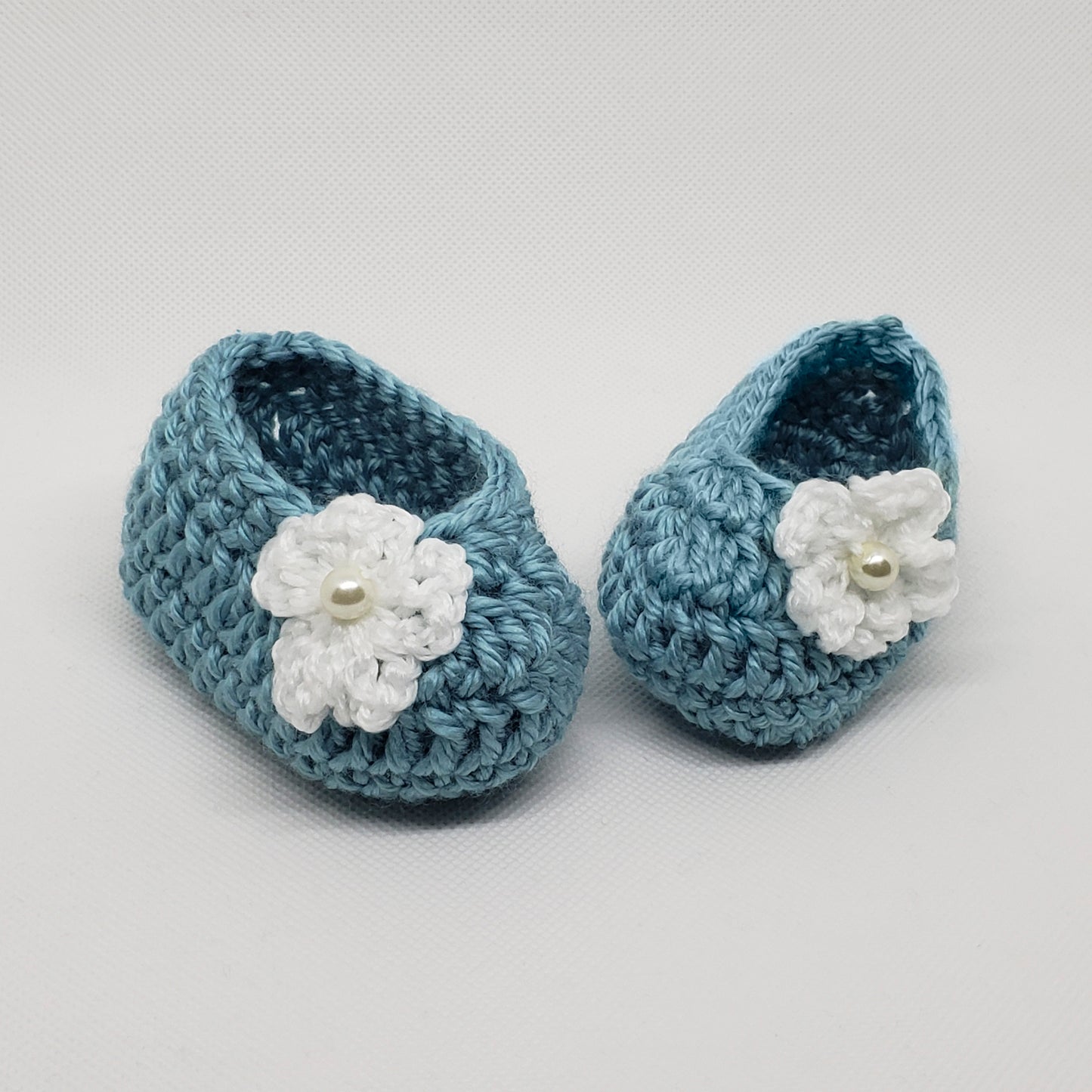 Turqoise Baby Booties