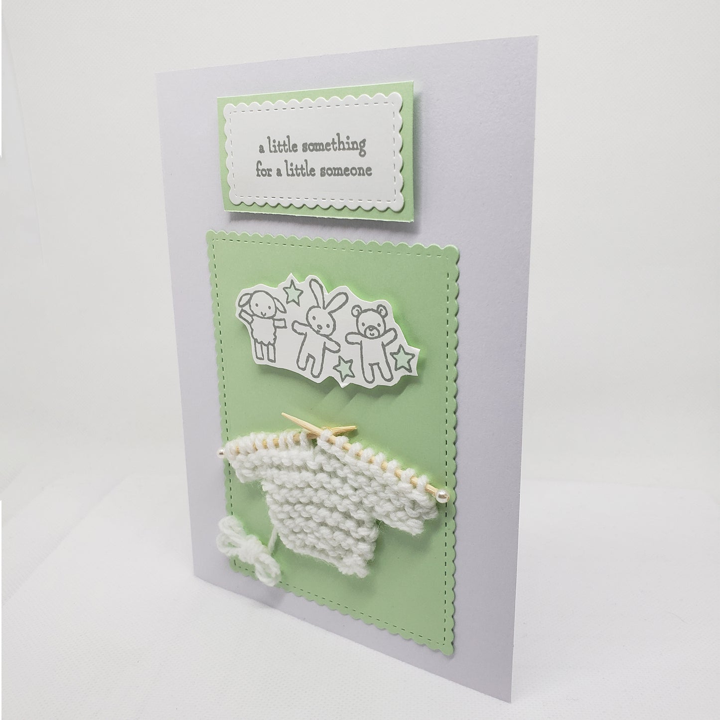 'A Little Something' Baby Card