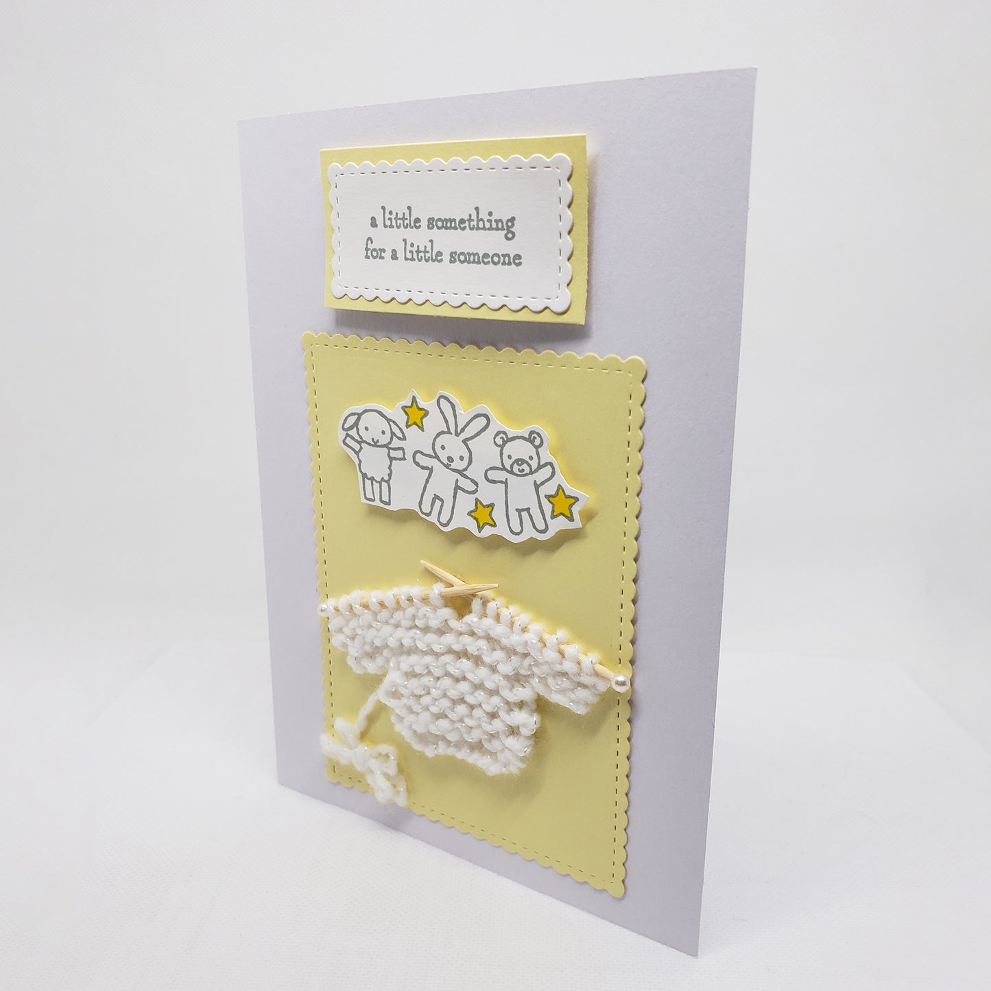 'A Little Something' Baby Card